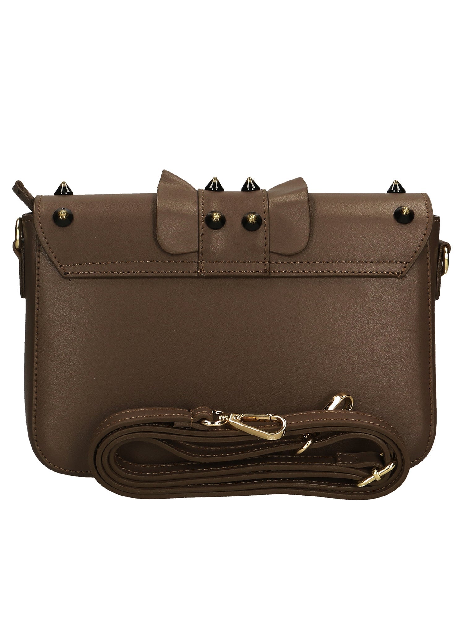 Morena Borsa a spalla da donna Vera pelle 1817-T.MORO DARK BROWN Chiara Ferretti