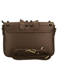 Morena Borsa a spalla da donna Vera pelle 1817-T.MORO DARK BROWN Chiara Ferretti