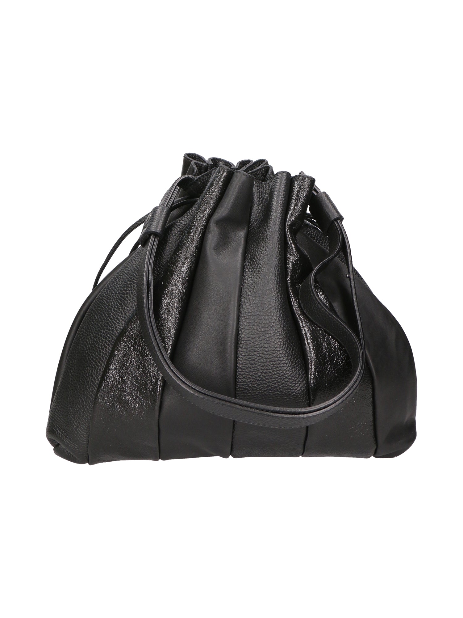 Nunzia Borsa a spalla da donna Vera pelle 576042-NERO BLACK Chiara Ferretti