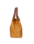 Elenia Borsa a mano da donna Vera pelle 80049-031 CUOIO SCURO Chiara Ferretti