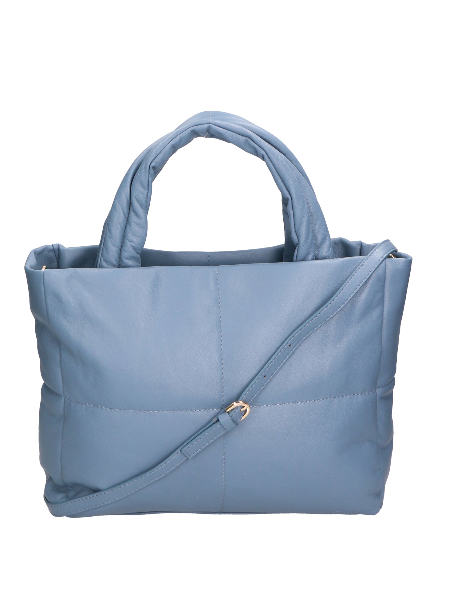 Violetta Borsa a mano da donna Vera Pelle 06473-S41 CELESTE SCURO Chiara Ferretti