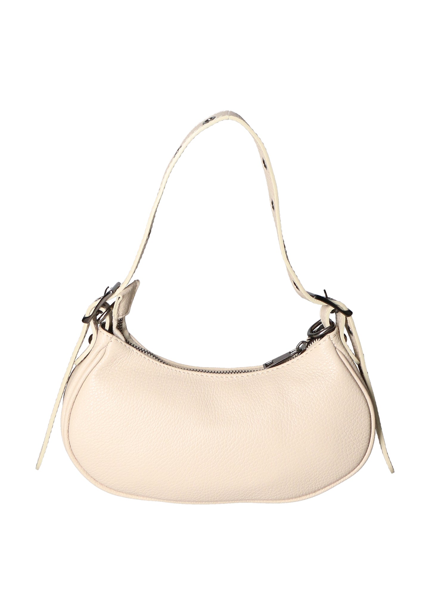 Galatea Borsa a spalla da donna Vera pelle 05708-D37 LATTE MILK Chiara Ferretti
