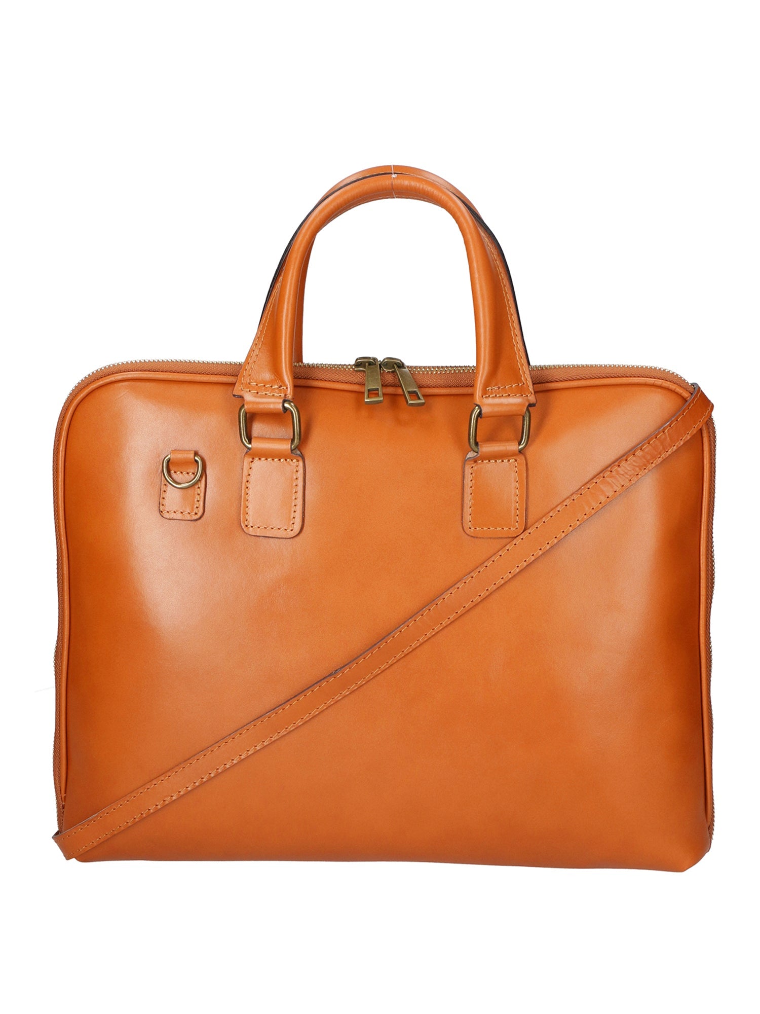 Fabiana Borsa a mano unisex Vera pelle 9033-CUOIO COGNAC Chiara Ferretti