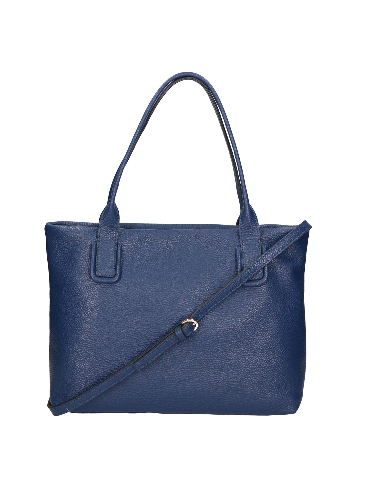 Lorena Borsa a spalla da donna Vera pelle 06506-D24 BLU JEANS Chiara Ferretti