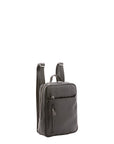 Zaino unisex in vera pelle Made in Italy 100% cotone 4057-NERO Alessia Firenze