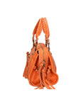Erisia Borsa a spalla da donna Vera pelle 06091-ARANCIONE Chiara Ferretti