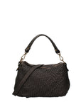 Novella Borsa a spalla da donna Vera pelle 7800-NERO Chiara Ferretti