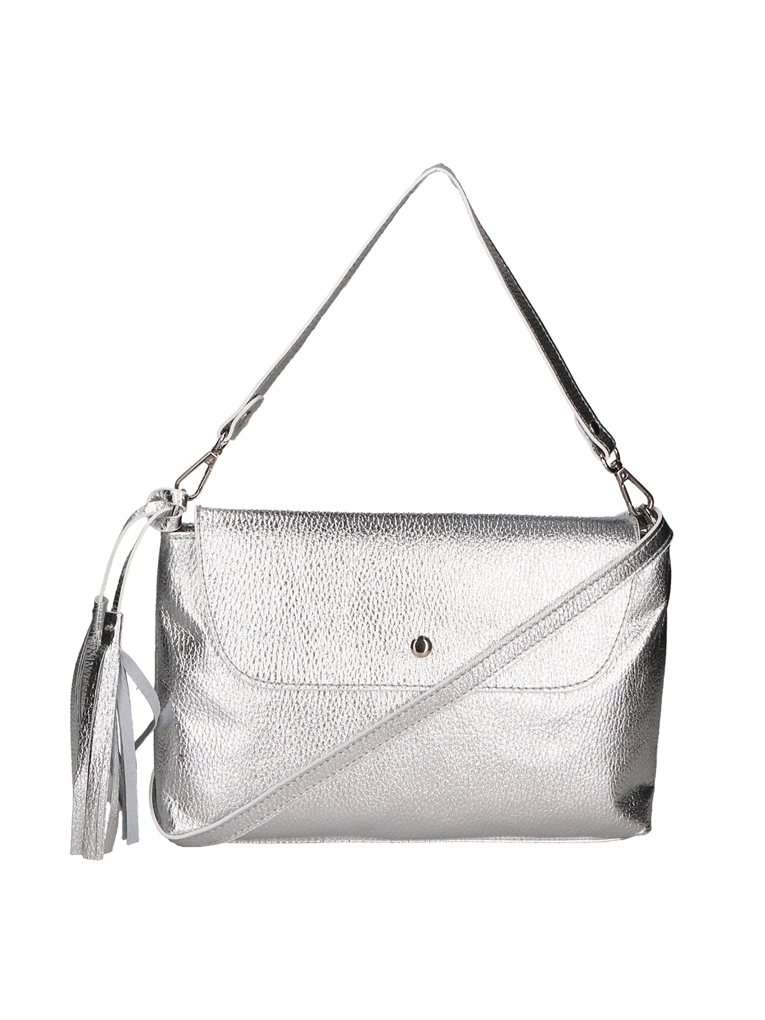 Auralia Borsa a mano da donna Vera pelle 05923-DL1 ARGENTO Chiara Ferretti