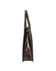 Franca Borsa a mano unisex Vera pelle 9132-TMORO DARK BROWN Chiara Ferretti