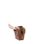 Pochette da donna in vera pelle Made in Italy 4414-MARRONE Alessia Firenze