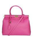 Aleria Borsa a mano da donna Vera pelle 8005-D02 FUXIA Chiara Ferretti