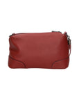 Lidia Borsa a mano da donna Vera pelle 06513-ROSSO SCURO Chiara Ferretti