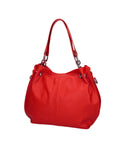 Ereba Borsa a mano da donna Made in Italy 100% pelle 3305-S58 ROSSO FUOCO Chiara Ferretti