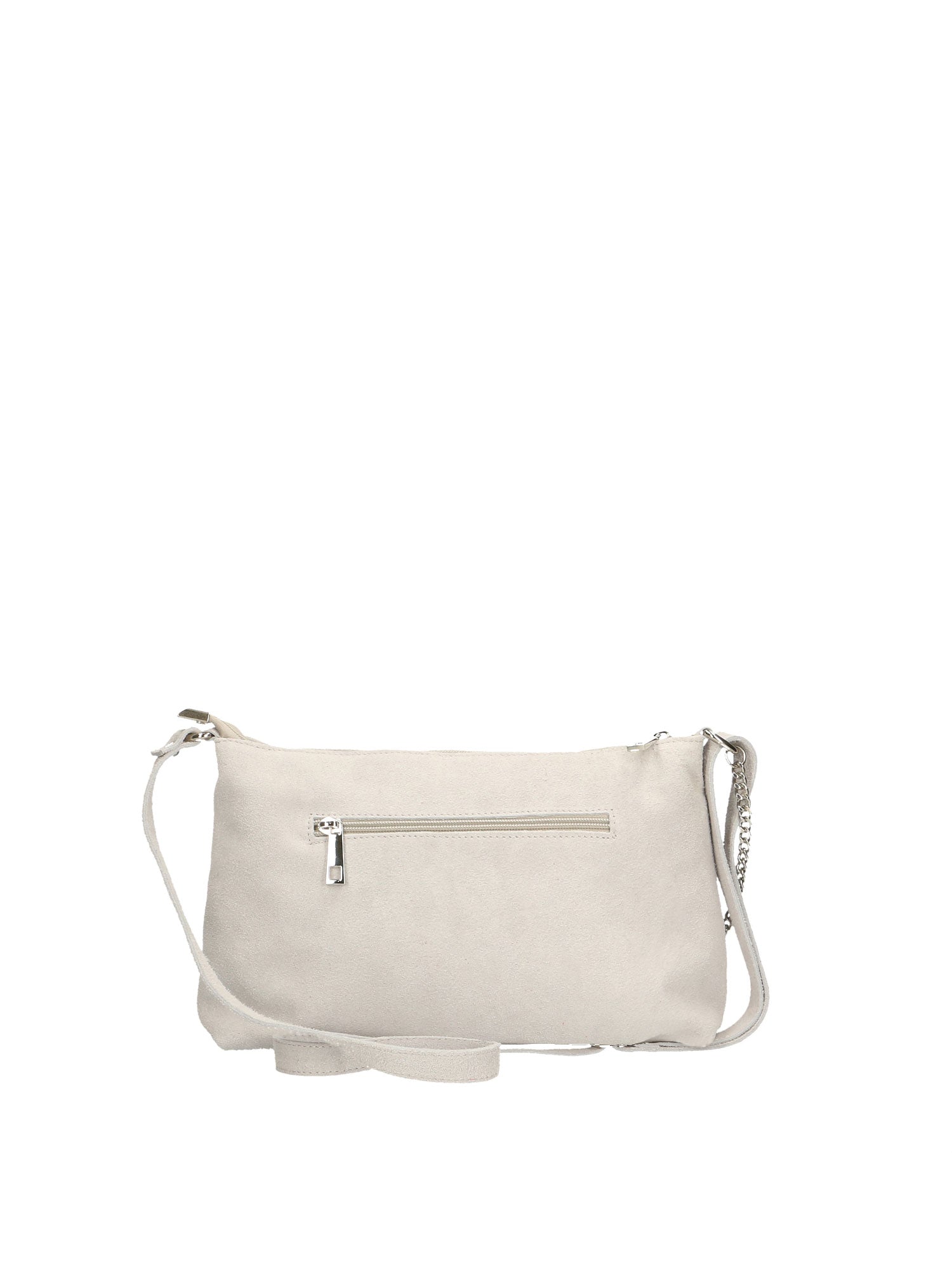 Embera Elite Borsa a tracolla donna Vera pelle scamosciata 8650-BIANCO Chiara Ferretti