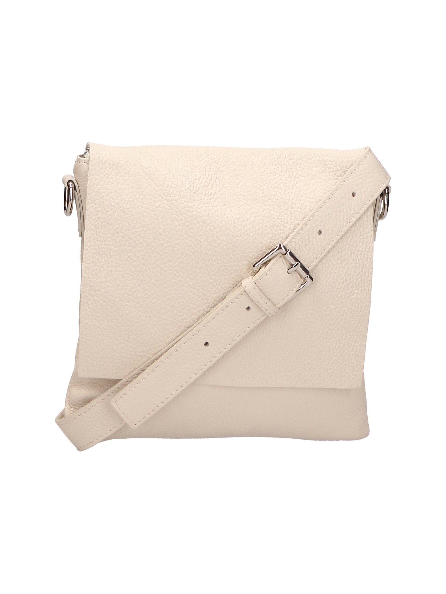 Gemma Borsa a tracolla da donna Vera pelle 05938-D37 LATTE MILK Chiara Ferretti