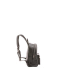 Zaino unisex in vera pelle 100% cotone 4460-NERO Alessia Firenze