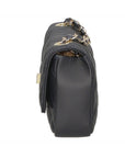 Carolina Borsa a spalla da donna Vera pelle 1073-S24 BLU JEANS Chiara Ferretti