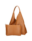 Ginger Borsa a spalla da donna Vera pelle 05788-D44 CUOIO Chiara Ferretti