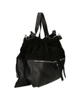 Firenze Borsa a mano da donna Vera pelle 01838-D28 NERO BLACK Chiara Ferretti