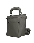 Luciana Borsa a mano da donna Vera pelle 02209-D27 GRIGIO SCURO DARK GREY Chiara Ferretti