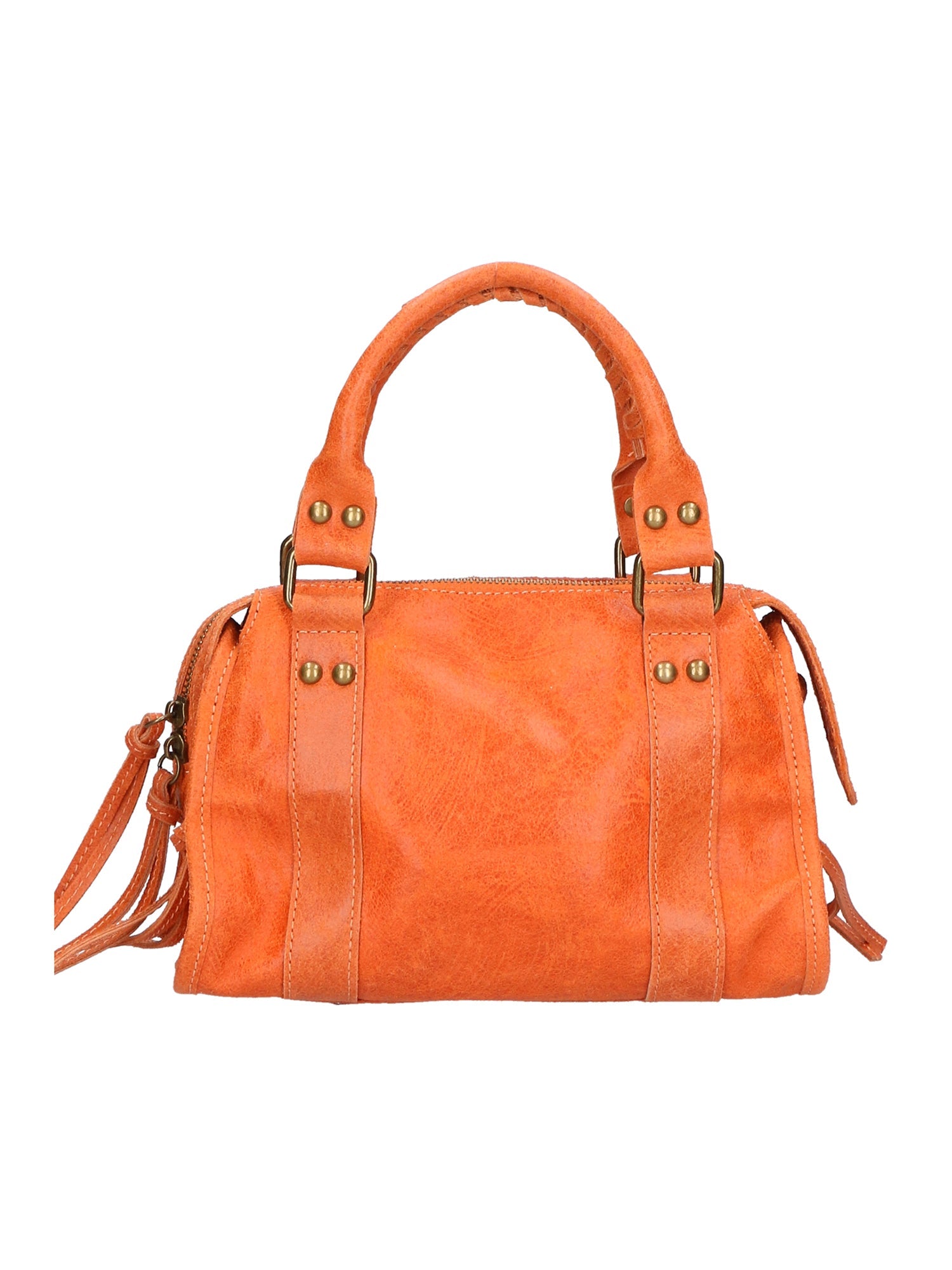 Erisia Borsa a spalla da donna Vera pelle 06091-ARANCIONE Chiara Ferretti