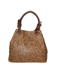 Elenia Borsa a mano da donna Vera pelle 80049-009 TAUPE SCURO Chiara Ferretti