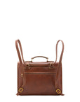 Zaino in vera pelle unisex 100% cotone 4431-MARRONE Alessia Firenze