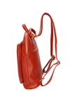 Vivenzia Damenrucksack aus echtem Leder, hergestellt in Italien, 23 x 29 x 6,5 cm