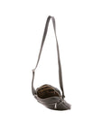 Borsa a tracolla uomo vera pelle Made in Italy 4313-NERO Alessia Firenze