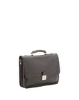 Borsa a mano unisex in vera pelle Made in Italy 4017-NERO Alessia Firenze