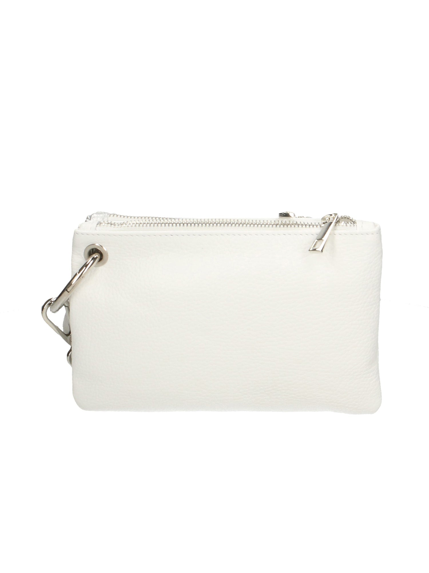 Luna Borsa a tracolla da donna Vera pelle 189034-BIANCO+ARGENTO Chiara Ferretti