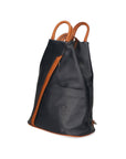 Erika Zaino da donna in vera pelle Casual 80072-BLU-CUOIO Chiara Ferretti