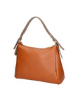 Vladimira Borsa a spalla da donna Vera pelle 06675-D17 CUOIO + D40 TAUPE Chiara Ferretti