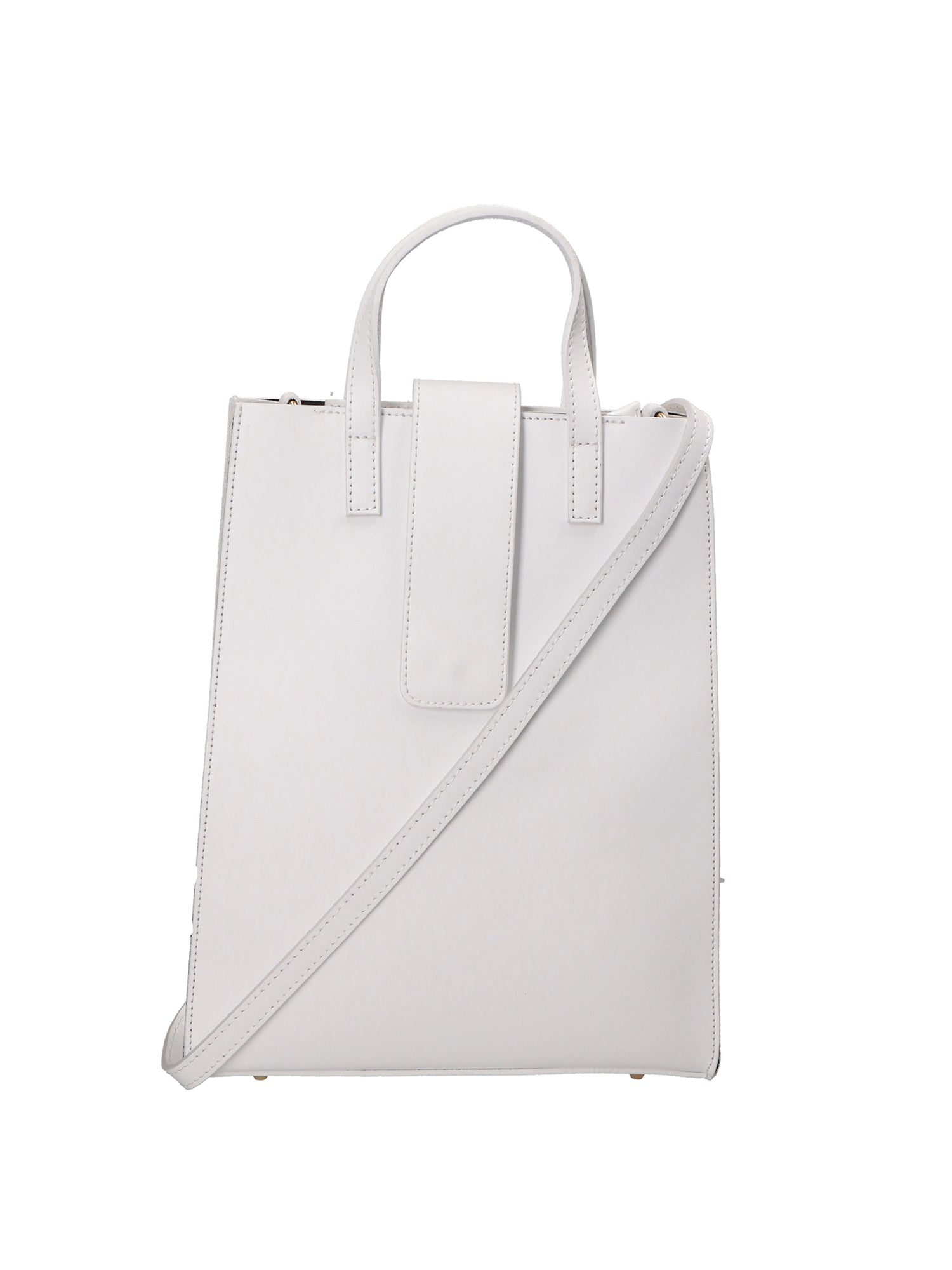 Giuseppina Borsa a mano da donna Vera pelle 05990-L101 BIANCO+01 BIANCO Chiara Ferretti