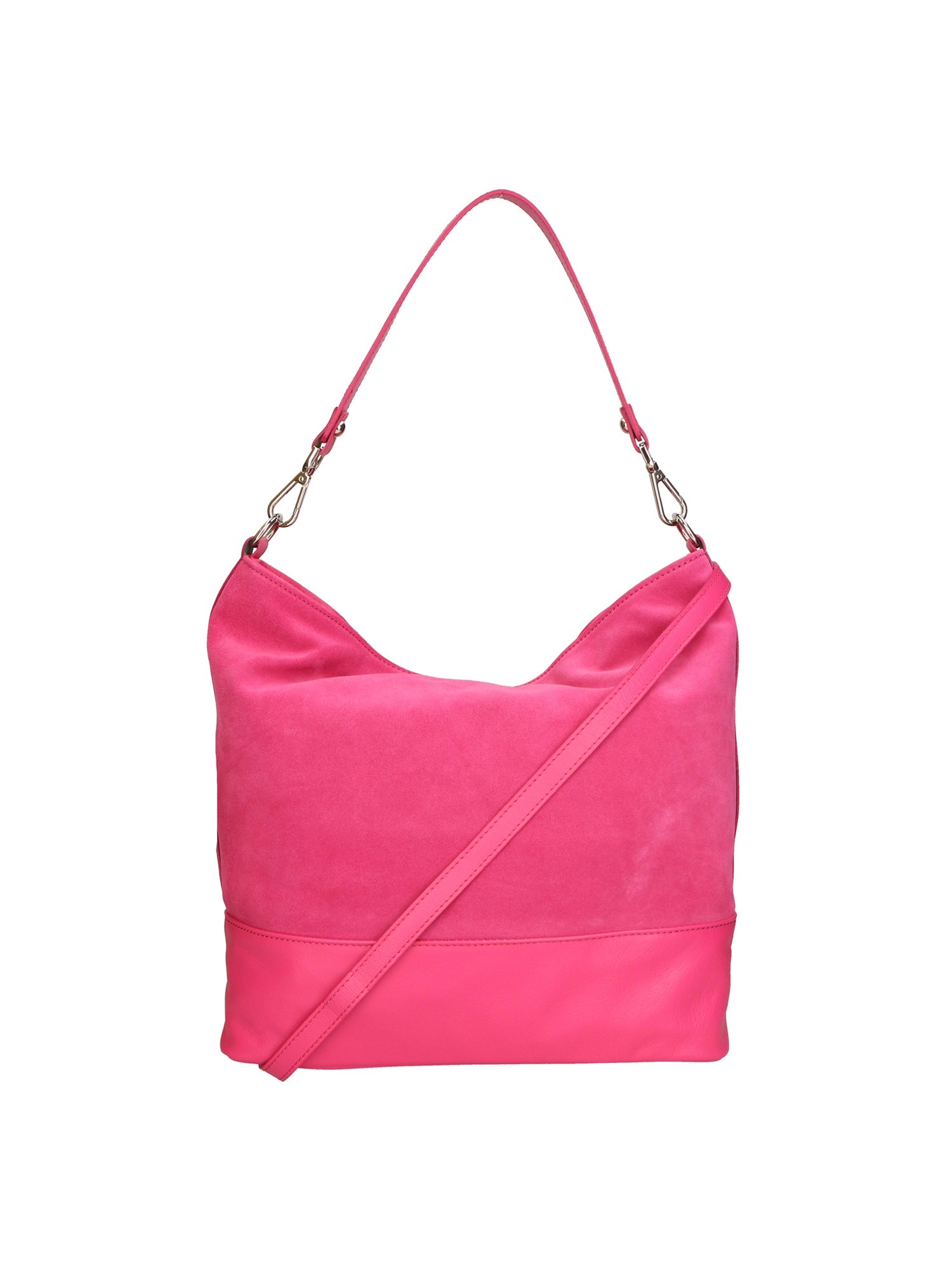 Graziana Borsa a spalla da donna Vera pelle 05960-16 FUXIA 02 FUXIA Chiara Ferretti