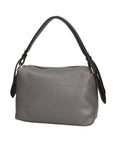 Vivienne Borsa a spalla da donna Vera pelle 06674-D27 CENERE + D28 NERO Chiara Ferretti
