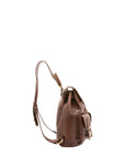 Zaino in vera pelle unisex Made in Italy 4030-TESTA DI MORO Alessia Firenze