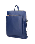 Vivenzia Damenrucksack aus echtem Leder, hergestellt in Italien, 23 x 29 x 6,5 cm