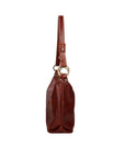 Women's shoulder bag in genuine leather, made in Italy, 38x23x10 cm