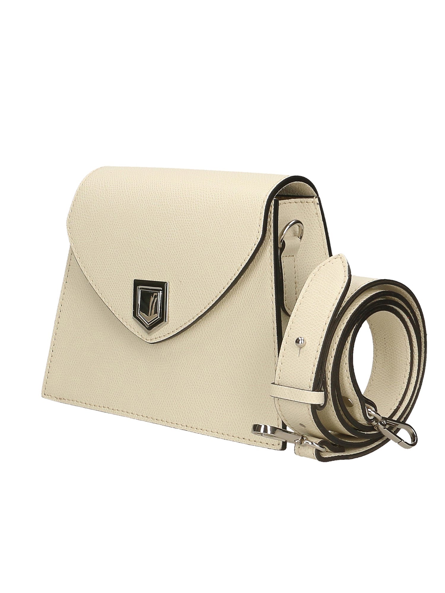 Eolara Borsa a spalla da donna Vera pelle 193842-BEIGE Chiara Ferretti