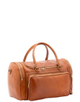 Borsa da viaggio unisex in vera pelle 100% cotone 4045-MIELE Alessia Firenze