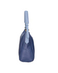 Vladimira Borsa a spalla da donna Vera pelle 06675-D24 BLU + D41 C.ZUCC. Chiara Ferretti