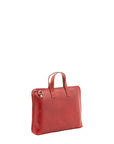 Borsa a mano unisex in vera pelle 100% cotone 4453-ROSSO Alessia Firenze