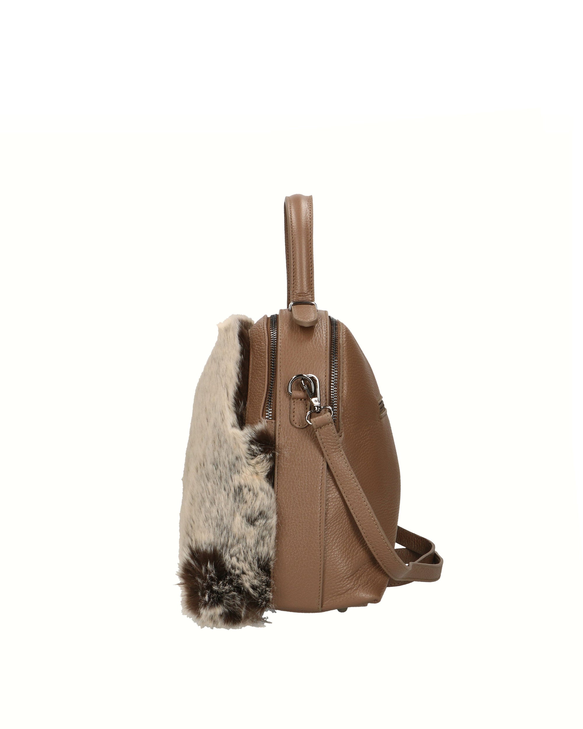 Aponia Borsa a mano da donna Vera pelle 8473-FANGO Chiara Ferretti