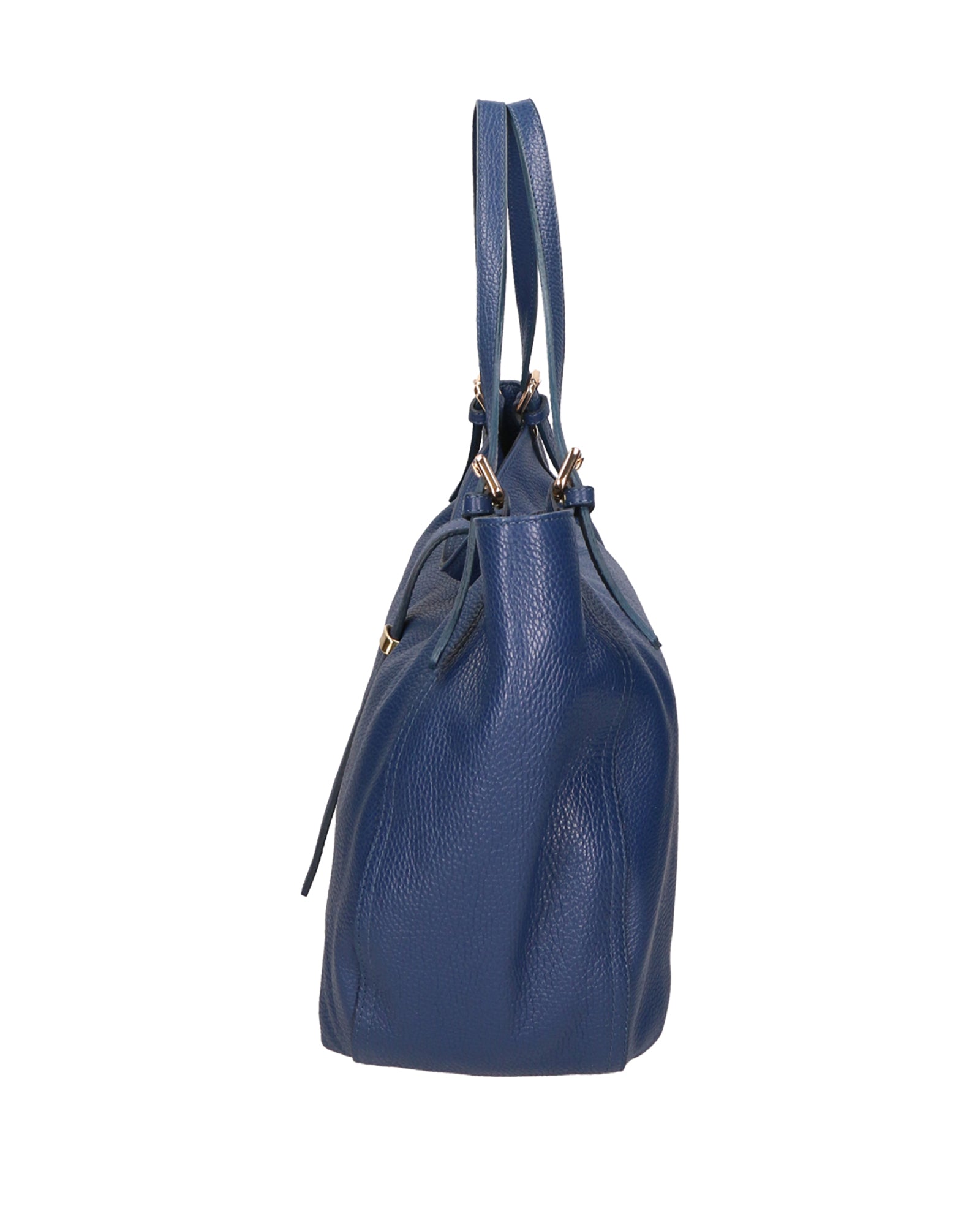 Sirma Borsa a mano da donna Vera pelle 06518-D24 BLU JEANS Chiara Ferretti