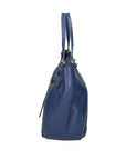 Sirma Borsa a mano da donna Vera pelle 06518-D24 BLU JEANS Chiara Ferretti