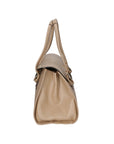 Fiona Borsa a mano da donna 100% pelle 9112-FANGO TAUPE Chiara Ferretti