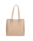 Germana Borsa a spalla da donna 100% pelle 05924-B05 CAPPUCCINO Chiara Ferretti