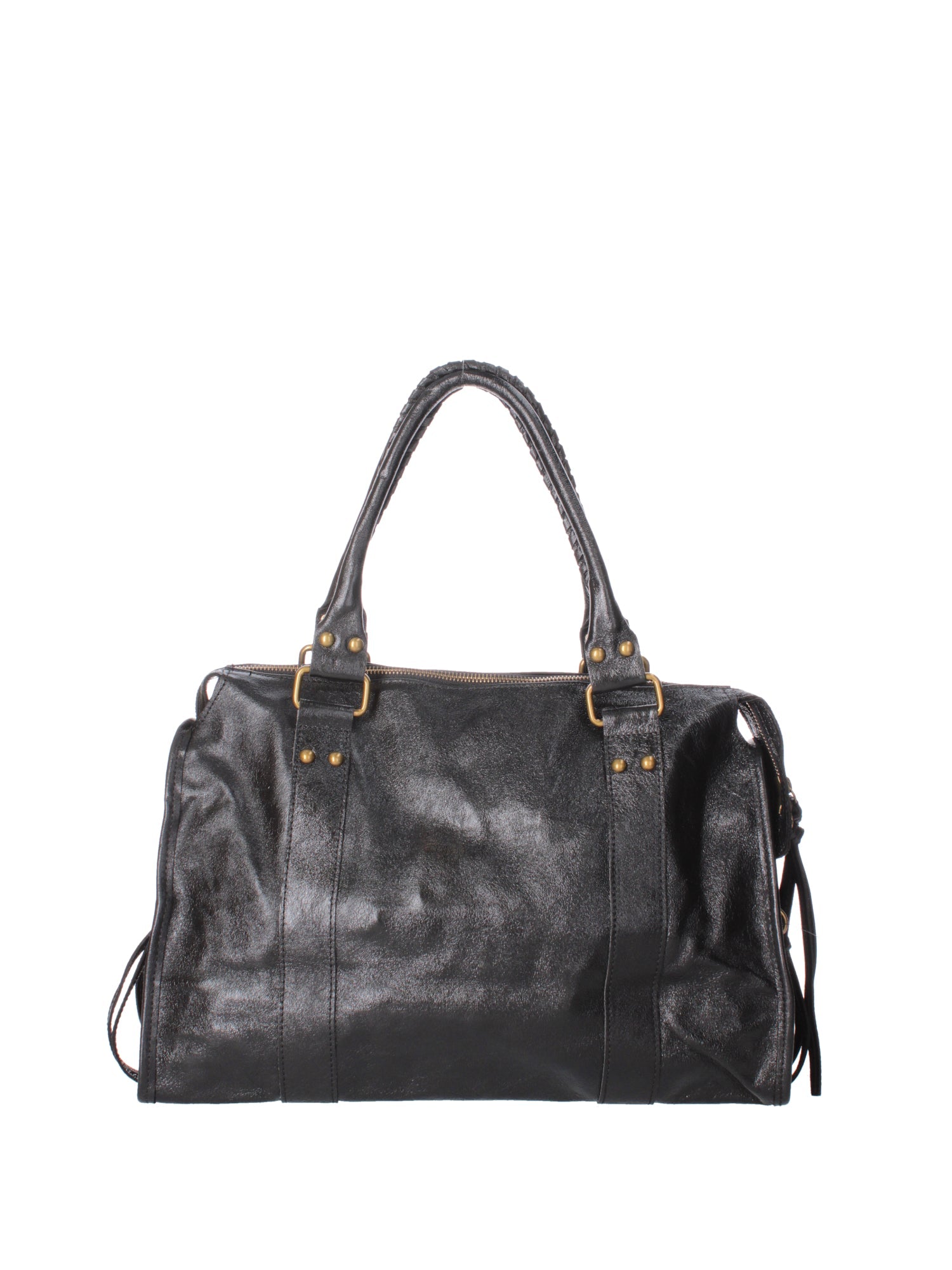 Novara Borsa a spalla da donna Vera pelle 06090 LM-L022 NERO Chiara Ferretti