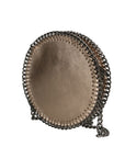 Nora Damen-Schultertasche aus echtem Leder, hergestellt in Italien, 22 x 22 x 5 cm